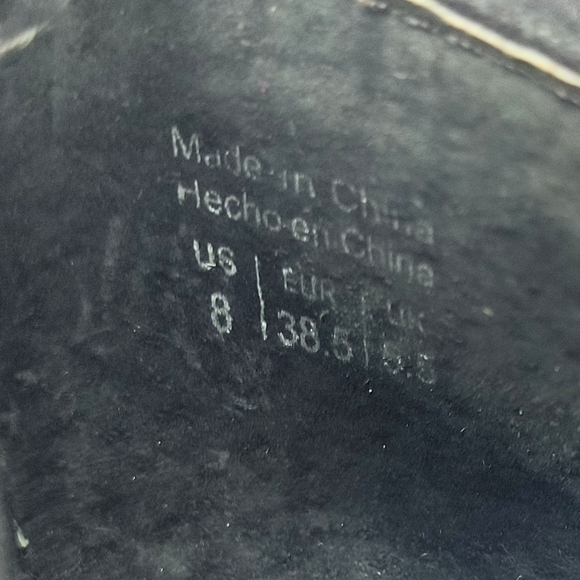 Aldo Faur Fur Leopard Print Peep Toe Genuine Leather Stiletto Heels 8 - Picture 7 of 9